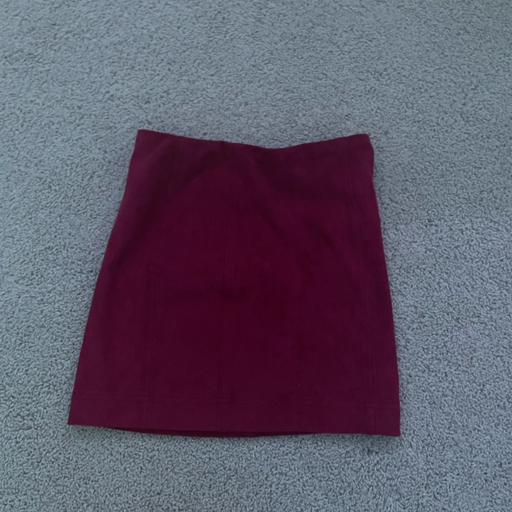 Maroon Girls Skirt